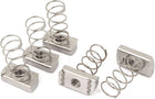 M10 304 Stainless Steel Long Spring Channel Nuts 5pcs