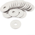 Crown Bolt 304 Stainless Steel 6x25x1.5mm Flat Washers Gasket 20pcs