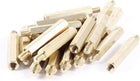 20 Pcs Brass Hex Standoff Spacer M4x30mm+6mm Female to Male