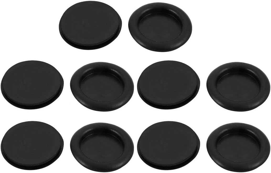 10Pcs 40mm Drill Hole Diameter Electrical Rubber Wire Protection Grommet Gasket