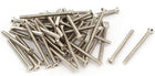M2.5x35mm Grade 10.9 Countersunk Flat Head Hex Socket Cap Screw Silver Tone 50pcs