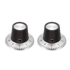 2Pcs Speaker Control Knob Power Amplifier Knob 29x18mm Digital Knob Cap for 6mm Dia. Shaft Potentiometer