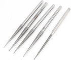 3mmx70mmmx30mm Tapered Nose Diamond Mounted Point Buffing Bits 5Pcs
