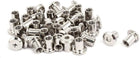 M6x10mm Female Thread Hex Socket Head Barrel Nut Furniture Fittings 40pcs