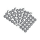 100Pcs 3D Scanner Markers 12mm for 3D Scanner, 3D Tracking Dots Reference Point Markers, 3D Target, Diffuse Reflection Markers for 3D Scanner and Optical Tracking