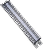 Barrier Terminal Strip Block 660V 15A Dual Rows 20P DIN Rail Base Screw Connector