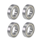 6901ZZ Deep Groove Ball Bearings Z2 12mm x 24mm x 6mm Double Shielded Chrome Steel 4pcs