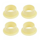 Flanged Sleeve Bearings 14mm Bore 16mm OD 10mm Length POM Wrapped Oilless Bushings Yellow 4pcs