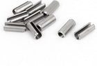 M3x8mm 304 Stainless Steel Split Spring Roll Dowel Pins 10Pcs