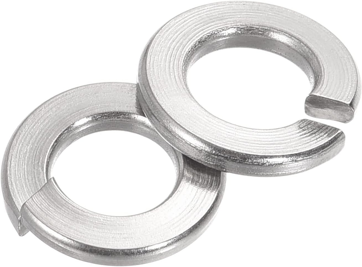 Split Lock Washer, 1/4-Inch 304 Stainless Steel Spring Lock Washer 50pcs