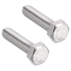 M6x25mm Hex Bolts 304 Stainless Steel Hexagon Left Hand Screw Bolts 2pcs