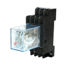 HH54P AC 110/120V 4PDT 14 Pins Electromagnetic Relay W DYF14A Socket
