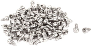 100 Pcs M3x6mm Stainless Steel Hex Socket Cap Head Self Tapping Screws