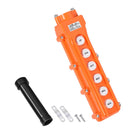 Hoist Crane Pendant Control Station Push Button Switch Orange