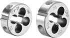 1/4-28 and 5/16-24 UNF Round Die Set, Machine Thread Right Hand Threading Die, Alloy Tool Steel 2pcs