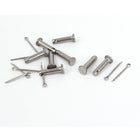 M4 x 16mm Flat Head 304 Stainless Steel Clevis Pins Fastener 8 Sets