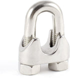 16mm 9/16" Wire Rope Clip Stainless Steel U Shaped Bolt Cable Clamp Fastener