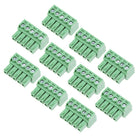 10Pcs AC300V 8A 3.81mm Pitch 5P Flat Angle Needle Seat Insert-in PCB Terminal