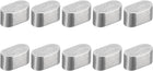 10Pcs Round Ended Feather Key, 4x4x8mm Stainless Steel Professional Parallel Drive Shaft Key Stock for Fasteners Mechanical Industry