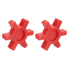 2pcs L110 Jaw Coupling Insert, Urethane Flexible Solid Type Jaw Coupling Center Insert for L Jaw Coupling L-Jaw Coupler Set, Red