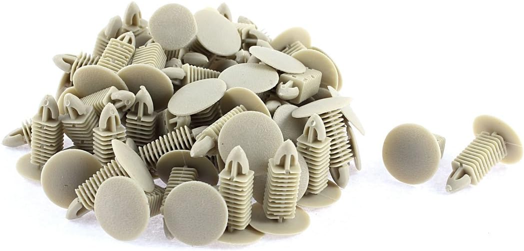 8mm x 7.5mm otwór beżowe rzepy zaczepy 60 szt.