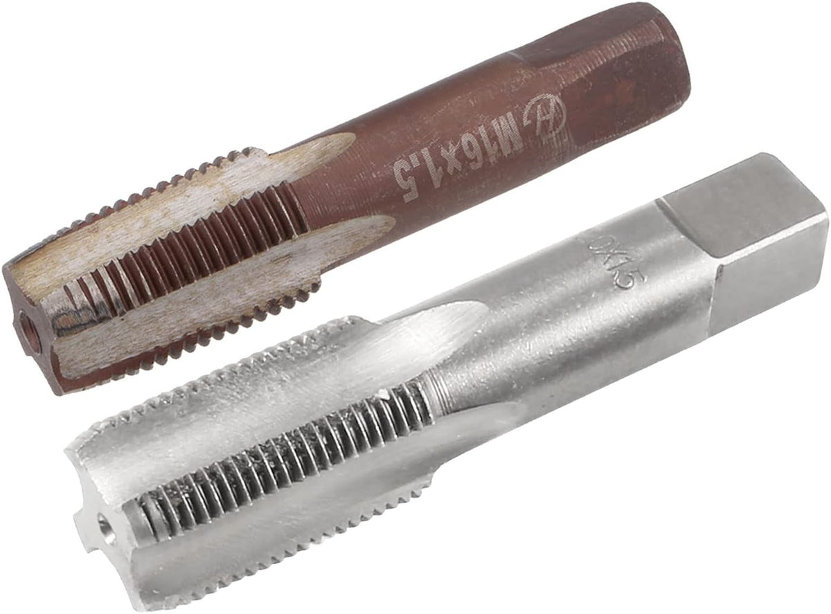 Metric Hand Tap Set M16 and M20 Thread 1.5 Pitch 4 Straight Flutes H2 Alloy Tool Steel 2Pair