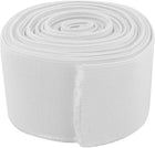 LinkMejor Polyester Tailoring DIY Dress Jeans Sewing Knitting Elastic Band Rope 2.84 Yards White