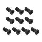 10pcs M4 x 10mm Torx Screws 12.9 Grade Alloy Steel with T15 Wrench for Replaces Carbide Insert Black
