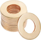 10Pcs 10.5mm x 20mm x 1.5mm Copper Flat Washer for Screw Bolt