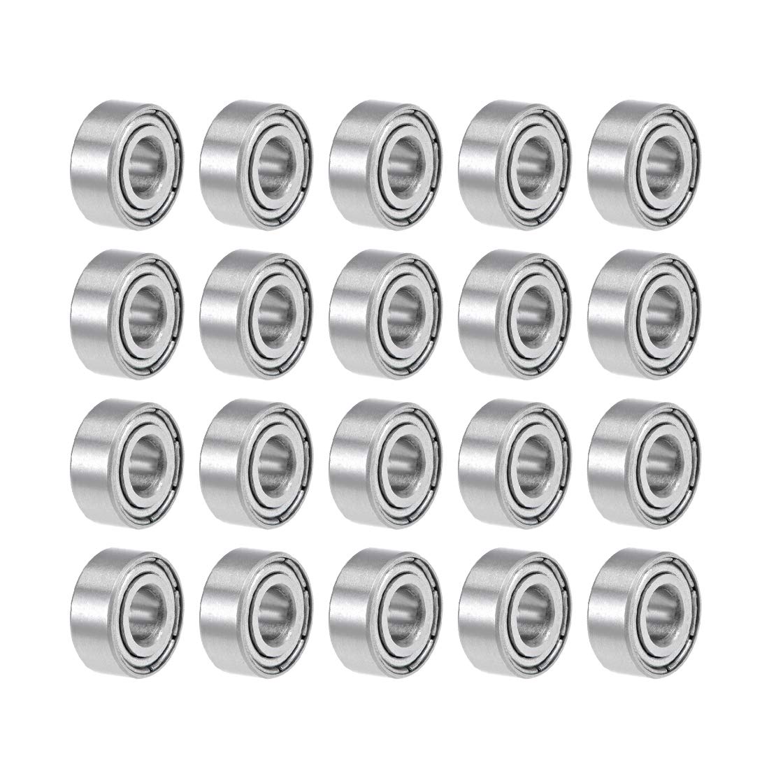 MR104ZZ Deep Groove Ball Bearings 4mm Inner Dia 10mm OD 4mm Bore Double Shielded Chrome Steel Z2 20pcs