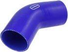70mm 2.75" Intercooler 45 Degré Soupape en Silicone Bleue