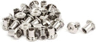 M6x10mm Female Thread Hex Socket Head Barrel Nut Furniture Fittings 30pcs