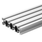 T Slot 2080 Aluminum Extrusion Profile European Standard 300mm x 80mm Linear Rail Extrusion Frame for 3D Printer, CNC, DIY (Silver Tone)