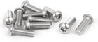 M6x18mm 316 Stainless Steel Button Head Hex Socket Cap Screw Bolt Fastener 10pcs