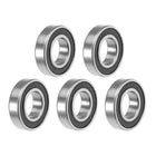 6901-2RS Deep Groove Ball Bearing 12x24x6mm Double Sealed ABEC-3 Bearings 5-Pack