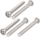 M6x50mm 304 Stainless Steel Button Head Torx Security Tamper Proof Screws 5pcs
