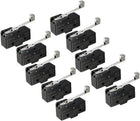 10PCS LXW5-11G1 1NO + 1NC Long Hinge Roller Lever Miniature Micro Switches