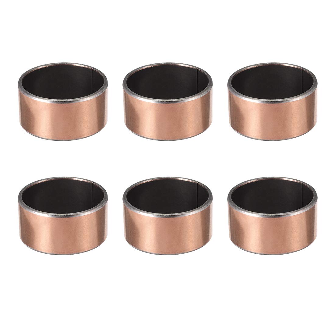 Sleeve (Plain) Bearings 45mm Bore x 50mm OD x 25mm Wrapped Oilless Bushings 6Pcs