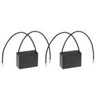 Ceiling Fan Capacitor CBB61 18uF 250V AC 2 Wires Metallized Polypropylene Film Capacitor 47x34x22mm for Electric Fan Pump Motor Generator 2Pcs