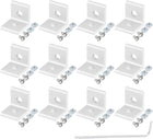 2020A Aluminum Extrusion Profile Corner Bracket, 2 Holes L-Shape Bracket, Right Angle Joint Connectors, Silver, 1 Set