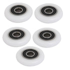 28mmx6mmx6mm Ball Bearing Wheel Sliding Door Pulley Roller 5pcs