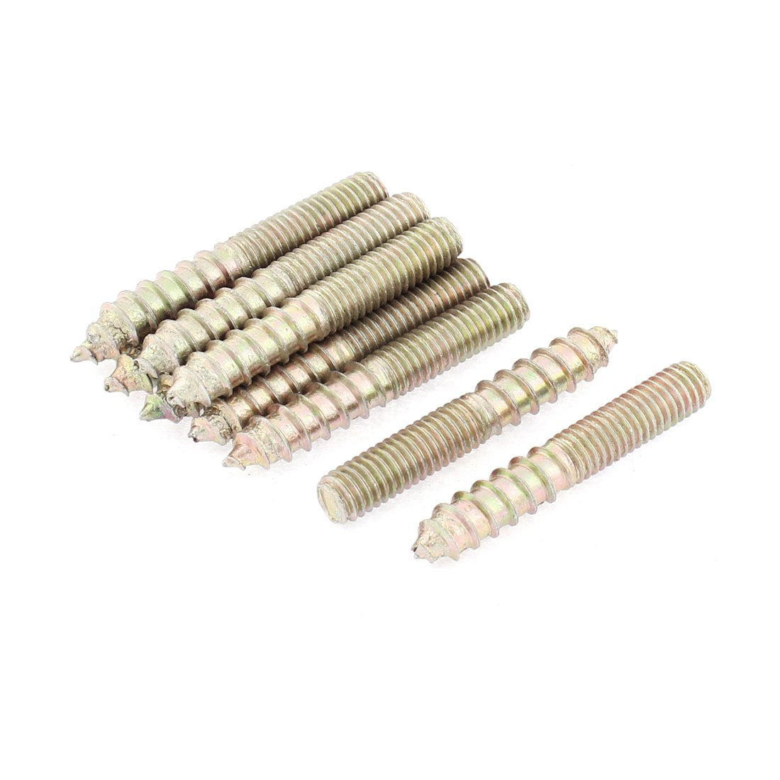 M6 x 40mm Double Ended Self Tapping Threaded Rods Bars Studs 10Pcs