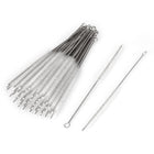 10mm Dia Nylon Twisted Handle Test Tube Pipe Cleaning Brushes 50pcs