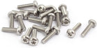 M3x12mm 304 Stainless Steel Button Head Torx Screws Bolts T10 Drive 20pcs