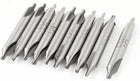 2mm 60 Grado Double End HSS Center Drill Countersink Bit Strumento 10Pz