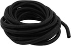 8 M 10 x 13 mm PVC Split Corrugated Conduit Tube for Garden,Office Black