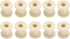 70Pcs Wooden Bobbins, 0.39" x 0.55"(WxH) Unfinished Wooden Spools Wire Weaving Bobbins Empty Thread Spools for Crafts, Wood Color