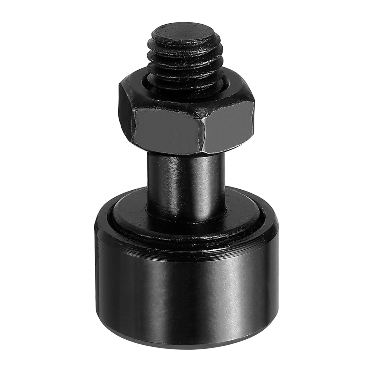 CF8 Cam Follower KR19 Needle Roller Bearing, Chrome Steel Track Runner Bearings, 19mm Roller Dia M8x1.25mm Male Thread Stud Type Black Oxide for Machine Tool Guide Rail