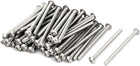 M3x45mm 304 Stainless Steel Button Head Hex Socket Cap Screws Fastener 60pcs