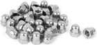 Acorn Hex Cap Nuts - 30Pcs M6 Dome Nuts 304 Stainless Steel Hexagon Decorative Cap Nut for Screws Bolts Silver Tone